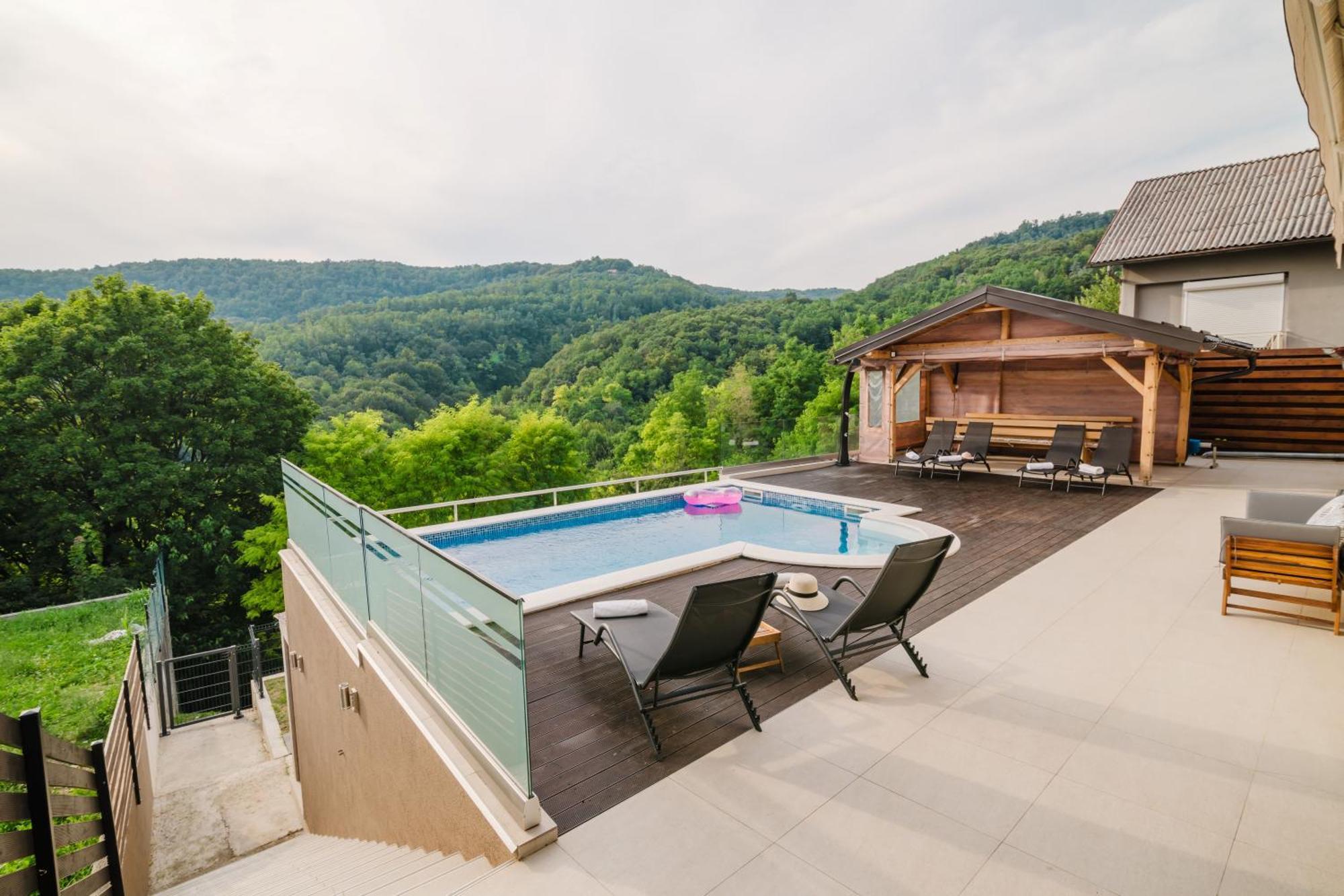 Carobni Pogled Zagreb Villa Exteriör bild